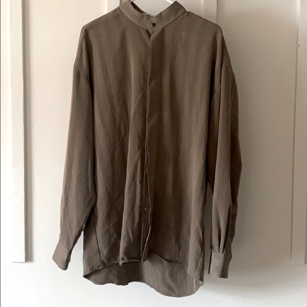 Striped Button Down Shirt